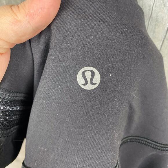 Lululemon Power Lines Pant *28" in Black/Meisai Ice Grey Size 8. - Picture 10 of 16